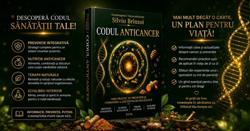 Codul Anticancer carte oncoterapeut Silviu Brînzoi 2026 prevenție oncologică